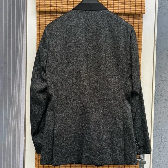 J. Ferrar Dinner Jacket Charcoal Sparkle - Picture 5 of 5